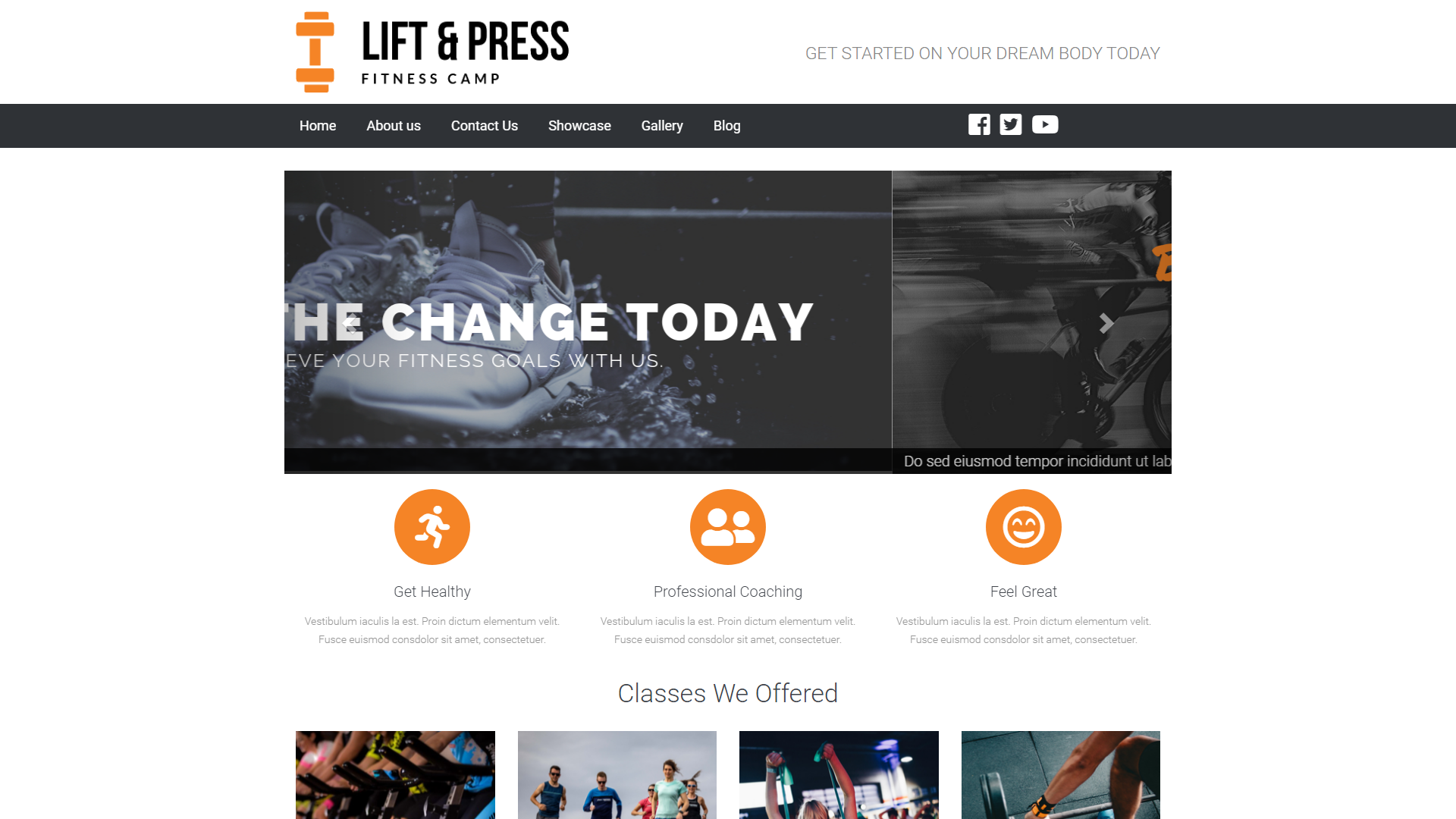 Lift & Press, eSolve Showcase Website Template